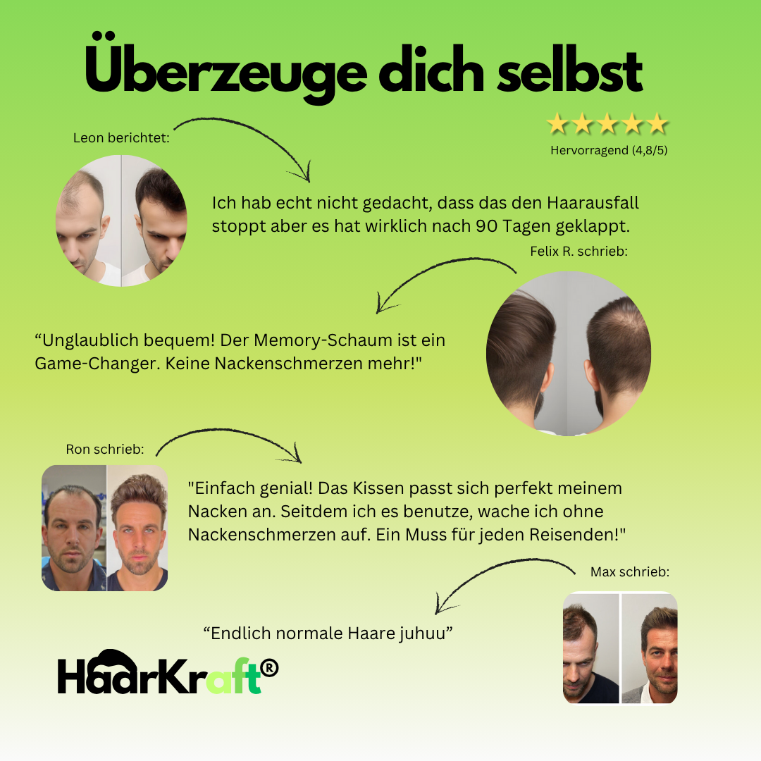 HaarKraft™ Exzellentes Haar Wachstumspaket